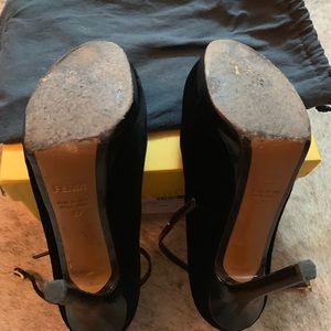 Velvet Fendi heels - Stunning!